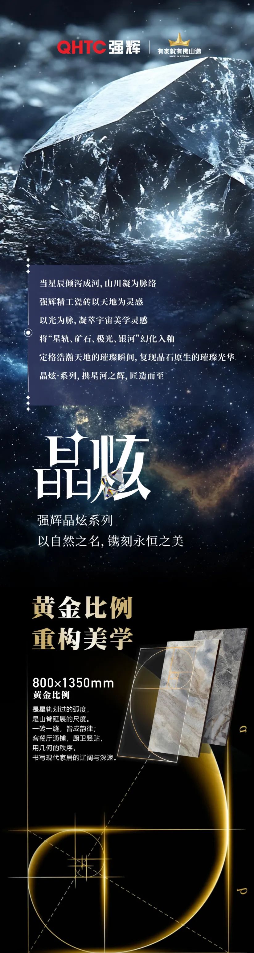 黃金比例，重構(gòu)美學(xué) | 強(qiáng)輝全新800×1350mm規(guī)格新品即將重磅上市！